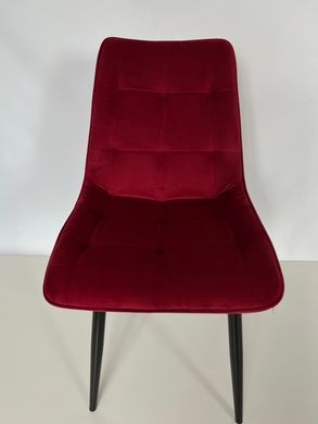 Стул CHARLIE Velvet Intarsio Бордо фотография