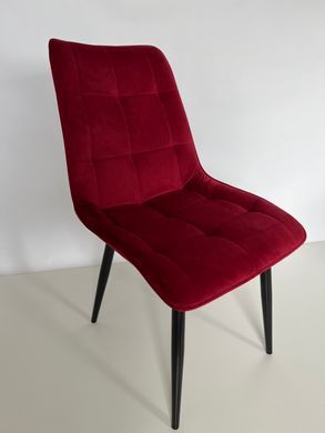 Стул CHARLIE Velvet Intarsio Бордо фотография