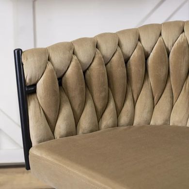 Стул бархатный MEBEL ELITE EMPOLI Velvet Бежевый фотография