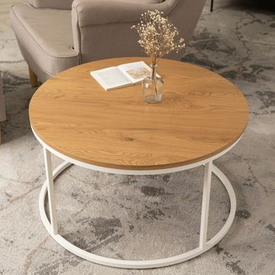 Журнальный столик ANN MAX MEBEL ELITE 80x80 Дуб фотография