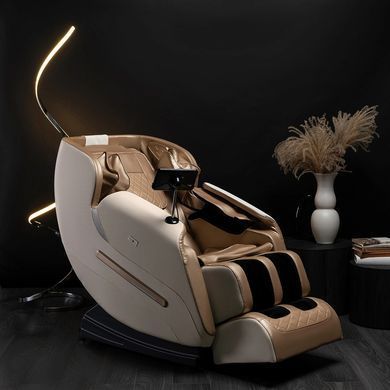 Масажне крісло MEBEL ELITE VX MAX екошкіра Бежевий фотографія