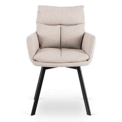 Стілець поворотний MEBEL ELITE CORTADO Velvet Беж фотографія