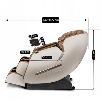 Масажне крісло MEBEL ELITE VX MAX екошкіра Бежевий фотографія