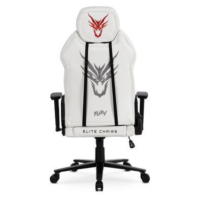 Стул офисный поворотный MEBEL ELITE FURY Белый фотография