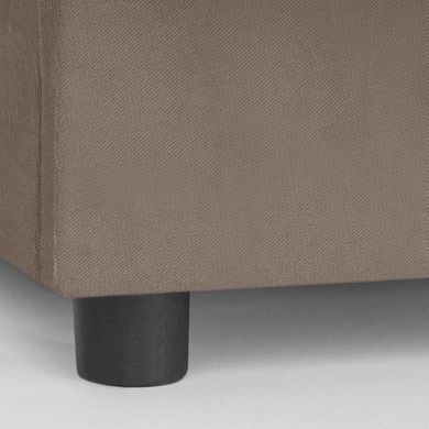 Диван розкладний MEBEL ELITE ARUBA 188 см Коричневий фотографія