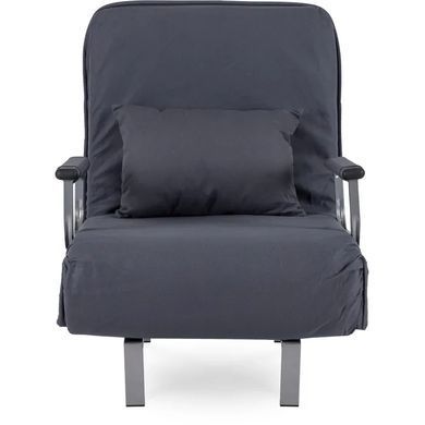 Крісло розкладне MEBEL ELITE DARK тканина Сірий фотографія