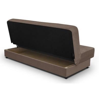Диван розкладний MEBEL ELITE ARUBA 188 см Коричневий фотографія