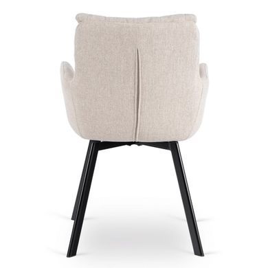 Стілець поворотний MEBEL ELITE CORTADO Velvet Беж фотографія