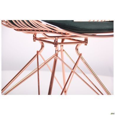 Крісло Ibis rose gold AMF Темно Зелений / Золото фотографія