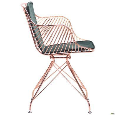 Крісло Ibis rose gold AMF Темно Зелений / Золото фотографія