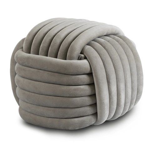 Пуф MEBEL ELITE MAGMA Серый фотография
