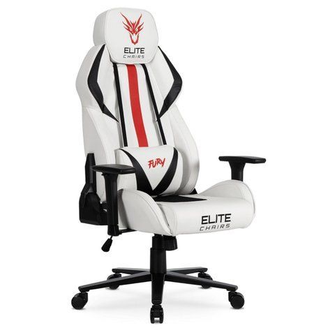 Стілець офісний поворотний MEBEL ELITE FURY Білий фотографія