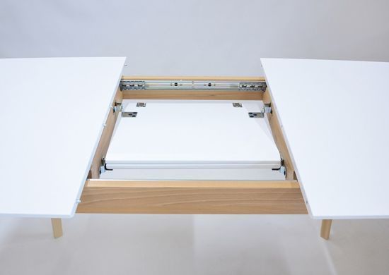 Стол раскладной EXEN II Intarsio 120(160)x80 Белый фотография