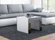 Журнальный столик TESS MINI 60x60 Cama Белый Мат / Черный Глянец фотография