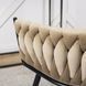 Стул бархатный MEBEL ELITE EMPOLI Velvet Бежевый
