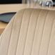 Комплект стіл MEBEL ELITE GLOS 135х80 см Дуб Золотий / Чорний +4 стільці LILAC Беж