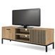 ТВ Тумба LAMINO RTV-1 Halmar Крафтовий Дуб / Черный