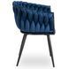 Стул бархатный MEBEL ELITE ELENA Velvet Синий