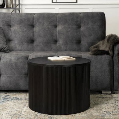 Журнальный столик HOPE MEBEL ELITE 60x60 Черный фотография