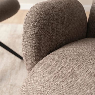 Стілець поворотний MEBEL ELITE ALVARO Коричневий фотографія