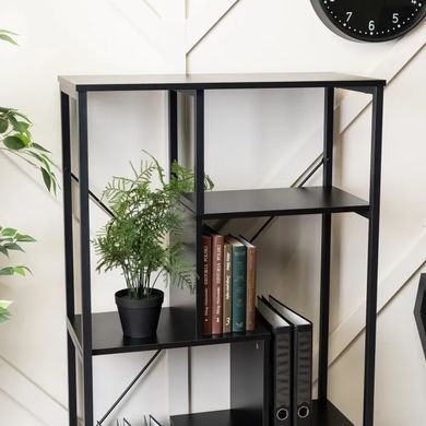 Стелаж MEBEL ELITE TIM чорний фотографія