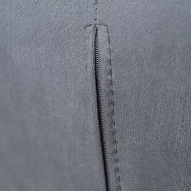 Стілець оксамитовий MEBEL ELITE VIOLA Velvet Сірий/золото фотографія