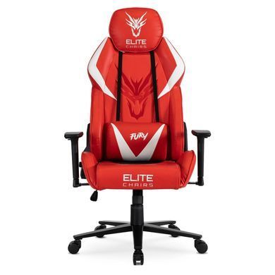Стілець офісний поворотний MEBEL ELITE FURY Червоний фотографія