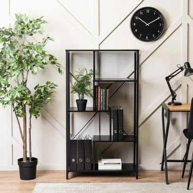Стелаж MEBEL ELITE TIM чорний фотографія