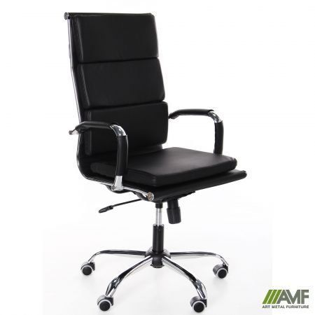 Комп'ютерне крісло Slim FX HB AMF Чорний N-20 фотографія