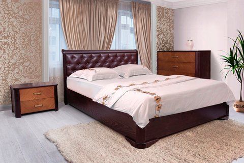 Кровать Ассоль Микс Мебель ромбы с под.рамой 1600*2000, т.е. фотография