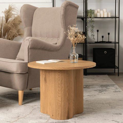 Журнальный столик ARION MEBEL ELITE 60x60 Дуб фотография