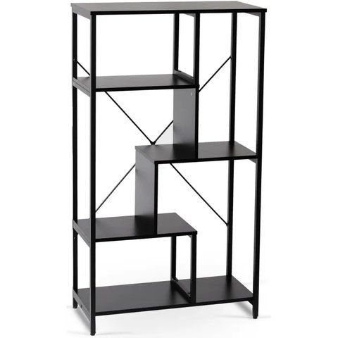 Стеллаж MEBEL ELITE TIM черный фотография