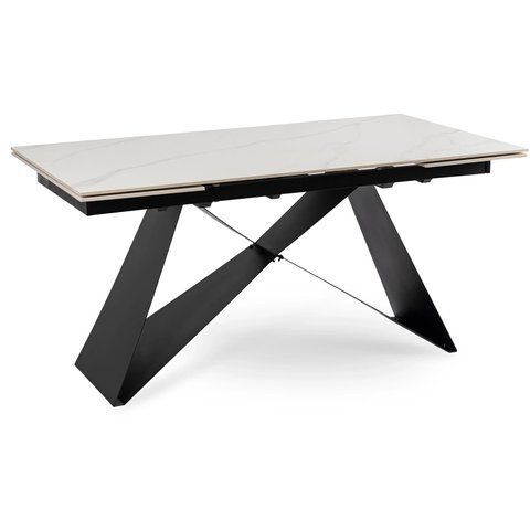 Стол раскладной MEBEL ELITE VICTOR 160(240)х90 см Белый/ черный фотография