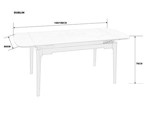 Стіл DUBLIN CERAMIC Intarsio 120(180)*80 чорний мат/чорний каркас фотографія