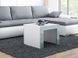 Журнальный столик TESS MINI 60x60 Cama Белый Мат / Серый Глянец фотография