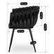 Стілець оксамитовий MEBEL ELITE ELENA Velvet Чорний