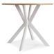 Стіл MEBEL ELITE LAUREN 90X90 дуб золотий / білий