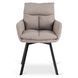 Стілець поворотний MEBEL ELITE CORTADO Velvet Коричневий
