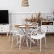 Стіл MEBEL ELITE LAUREN 90X90 дуб золотий / білий