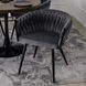 Стул бархатный MEBEL ELITE EMPOLI Velvet Серый