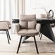 Стілець поворотний MEBEL ELITE CORTADO Velvet Коричневий