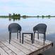Комплект 2 стільця Siesta Onto Sky Pro+ Стіл Siesta Ocean Side Table - Dark Grey