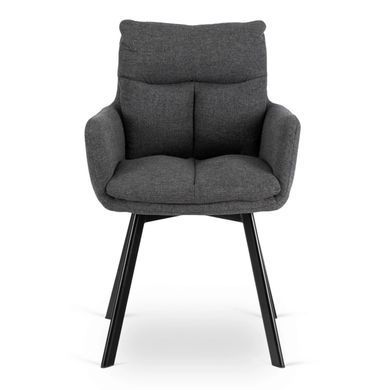 Стул поворотный MEBEL ELITE CORTADO Velvet Темно-Серый фотография