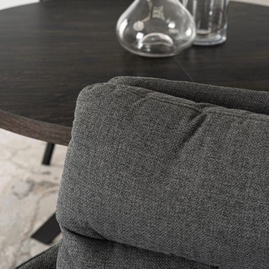 Стул поворотный MEBEL ELITE CORTADO Velvet Темно-Серый фотография