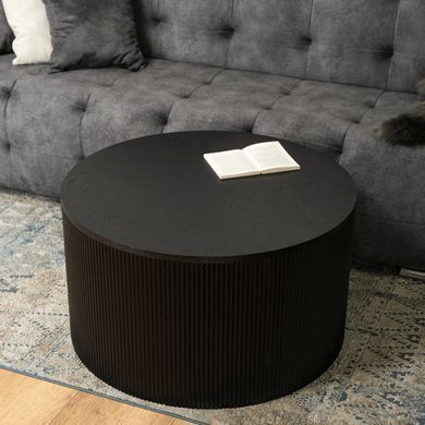 Журнальний столик HOPE MAX MEBEL ELITE 80x80 Чорний фотографія