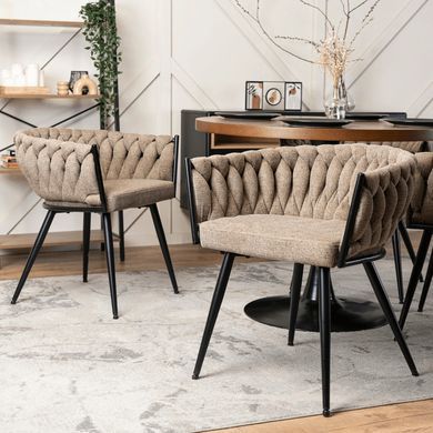 Стілець MEBEL ELITE EMPOLI Бежевий фотографія