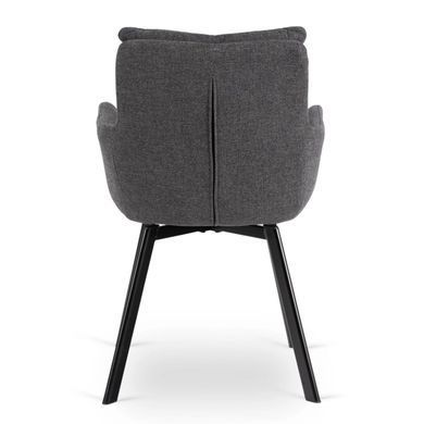 Стул поворотный MEBEL ELITE CORTADO Velvet Темно-Серый фотография