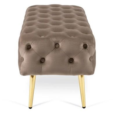 Лава бархатная MEBEL ELITE VERA Velvet Бежевый фотография