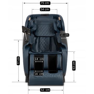 Массажное креслоMEBEL ELITE VX MAX экокожа черный фотография