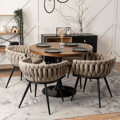 Стілець MEBEL ELITE EMPOLI Бежевий фотографія